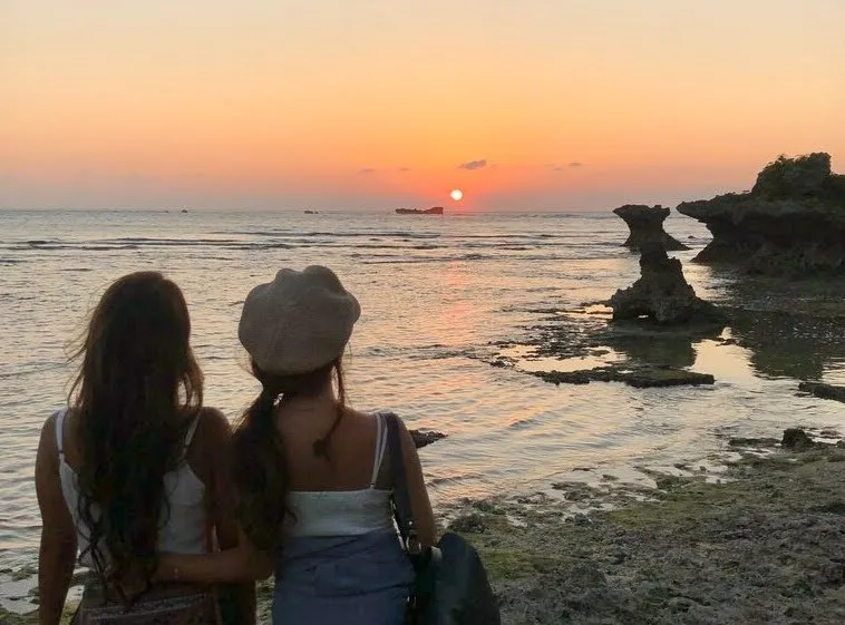 沖縄夕日