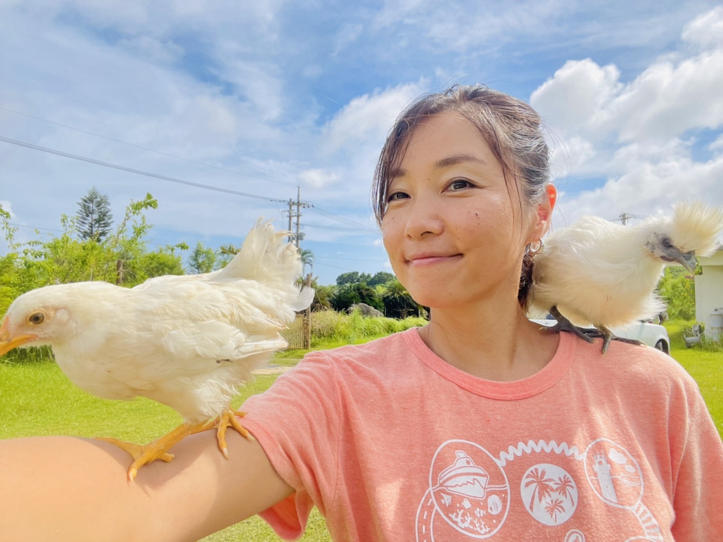 A café where you can meet goats and aigamo ducks