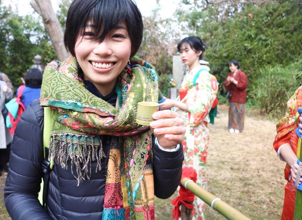 地元の人たちと草鍋を囲んで奈良の地酒