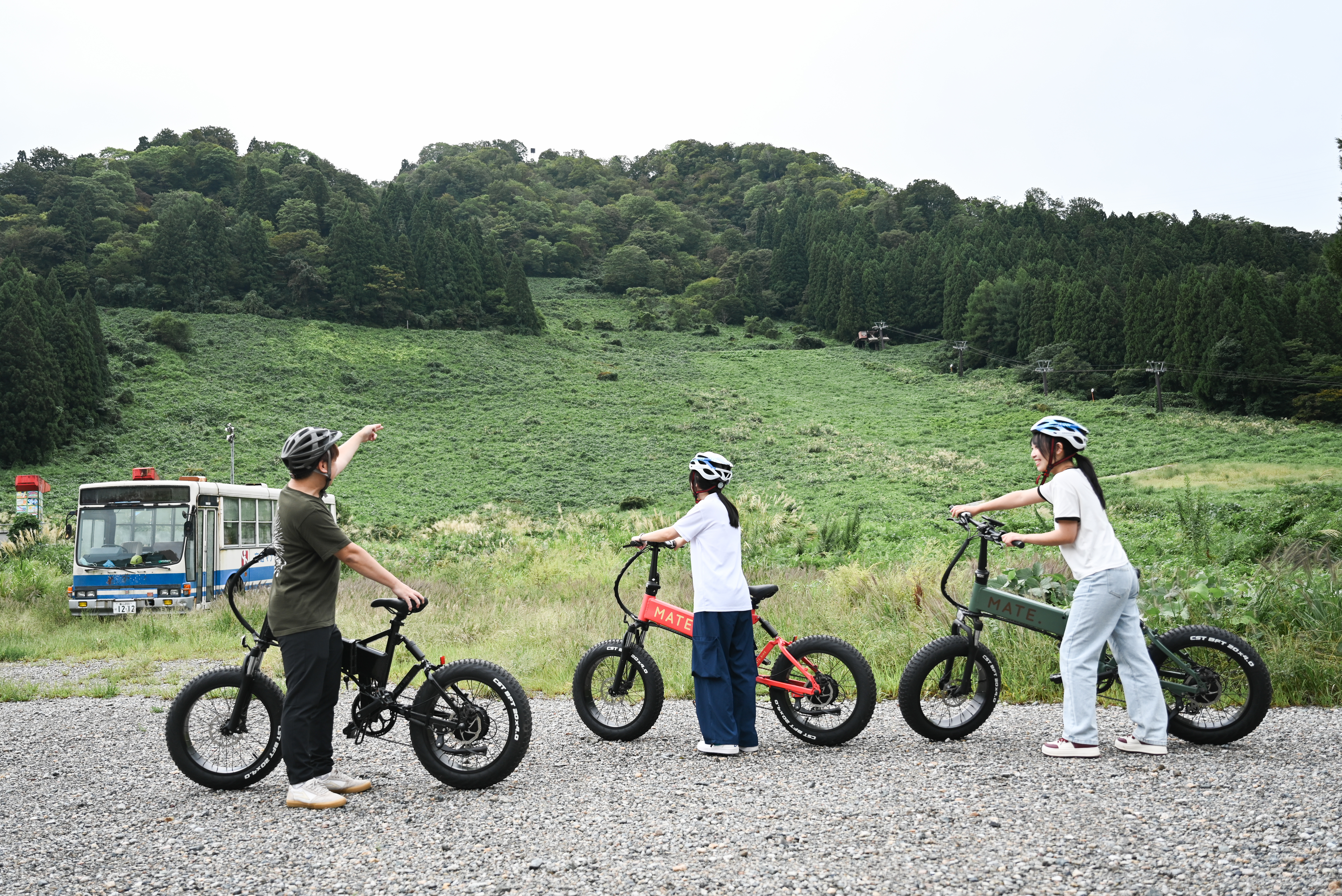 宇奈月の坂道をEバイクで巡る