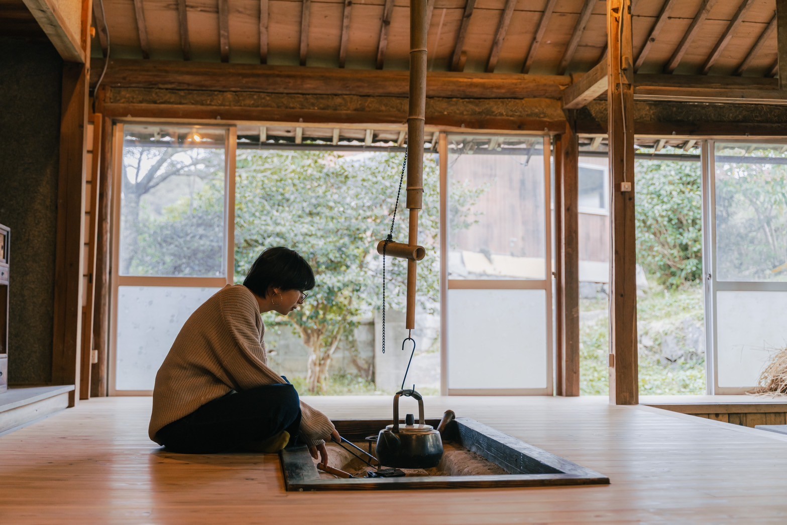 Connect with nature, blend into it, decide nothing and do anything: an Ueyama retreat (1 night, 2 days) / A plan to live with nature and experience it all