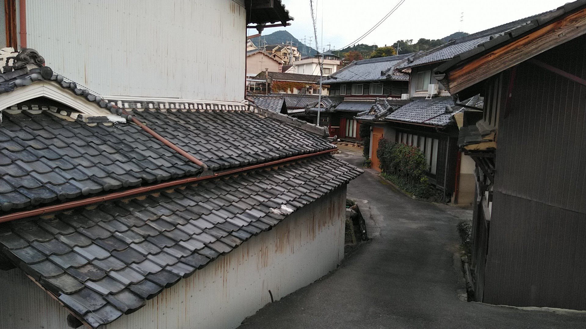 竹内街道が通る太子町を散歩