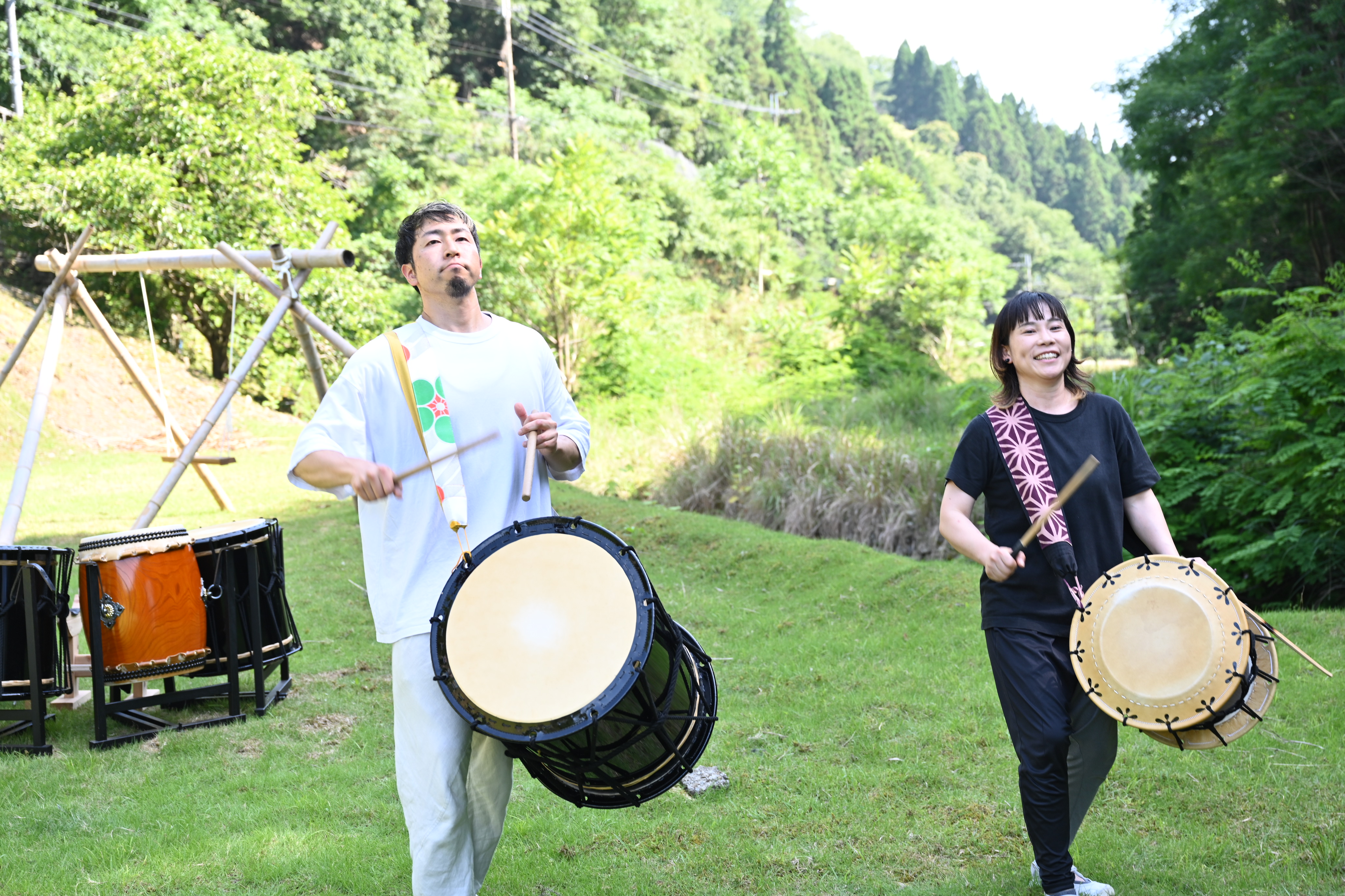 世界を舞台に活躍する奏者と山里で楽しむ和太鼓ワークショップ / 講師の演奏も聴けちゃいます♪