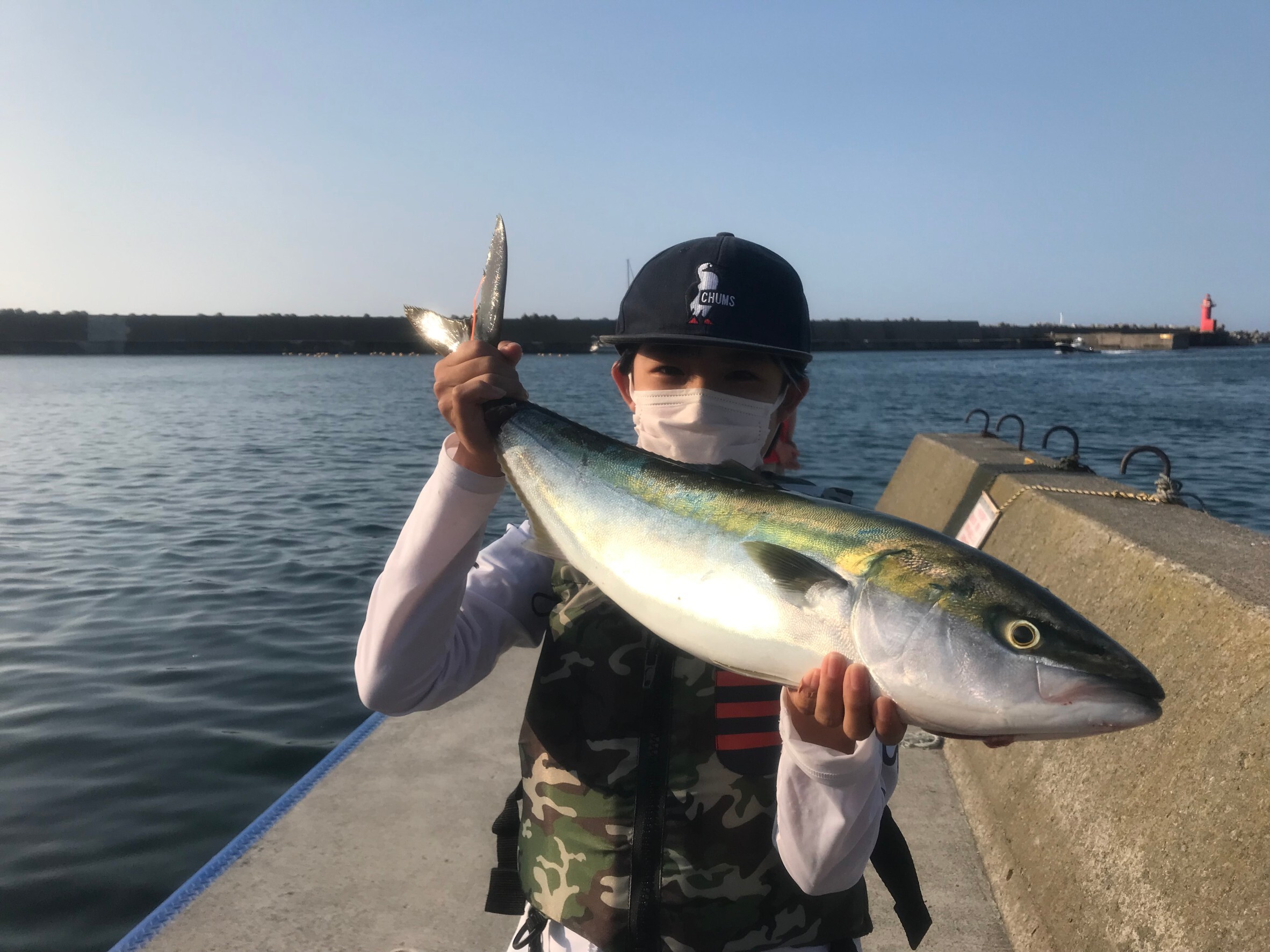 Shakotan: yellowtail fishing from a boat while gazing at Shakotan blue / Taking your catch home