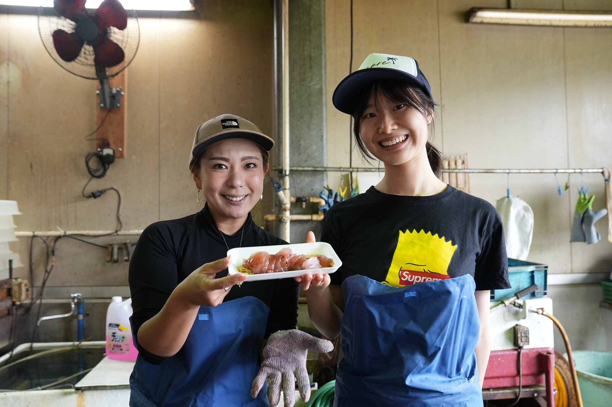 【奄美】世界最速⁉ その日にあがったカツオ・マグロをさばこう
＜コース料理付き＞ / 自分でさばいた魚を調理しよう